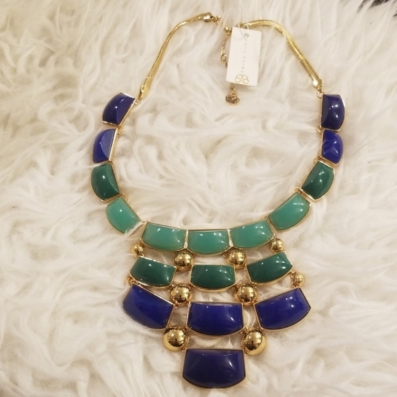 💕TRINA TURK💕 Stone & Sphere Statement Necklace - Picture 4 of 8